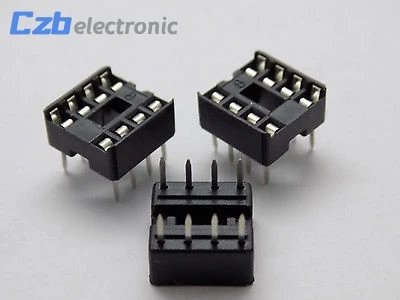 

10PCS 8-Pins DIP IC Sockets Adaptor Solder Type Socket