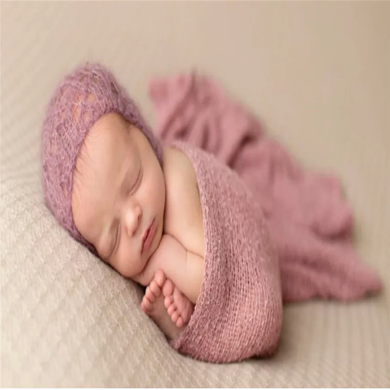 stretch knit wraps for newborn photography