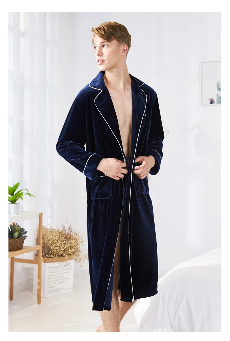 Equtife роскошные мужские халаты пижамы кардиган платье особый дизайн Ночной халат Весна банный халат осень Домашняя одежда ночная рубашка