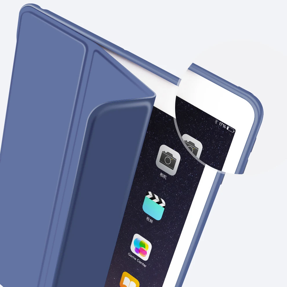 Чехол из искусственной кожи для apple iPad mini 4 Ультратонкий силиконовый мягкий умный