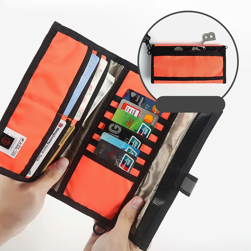 Дорожный водонепроницаемый держатель для паспорта кошелек/кошелек с блокировкой RFID шейный Чехол Органайзер для телефона слинг сумка для мужчин и женщин