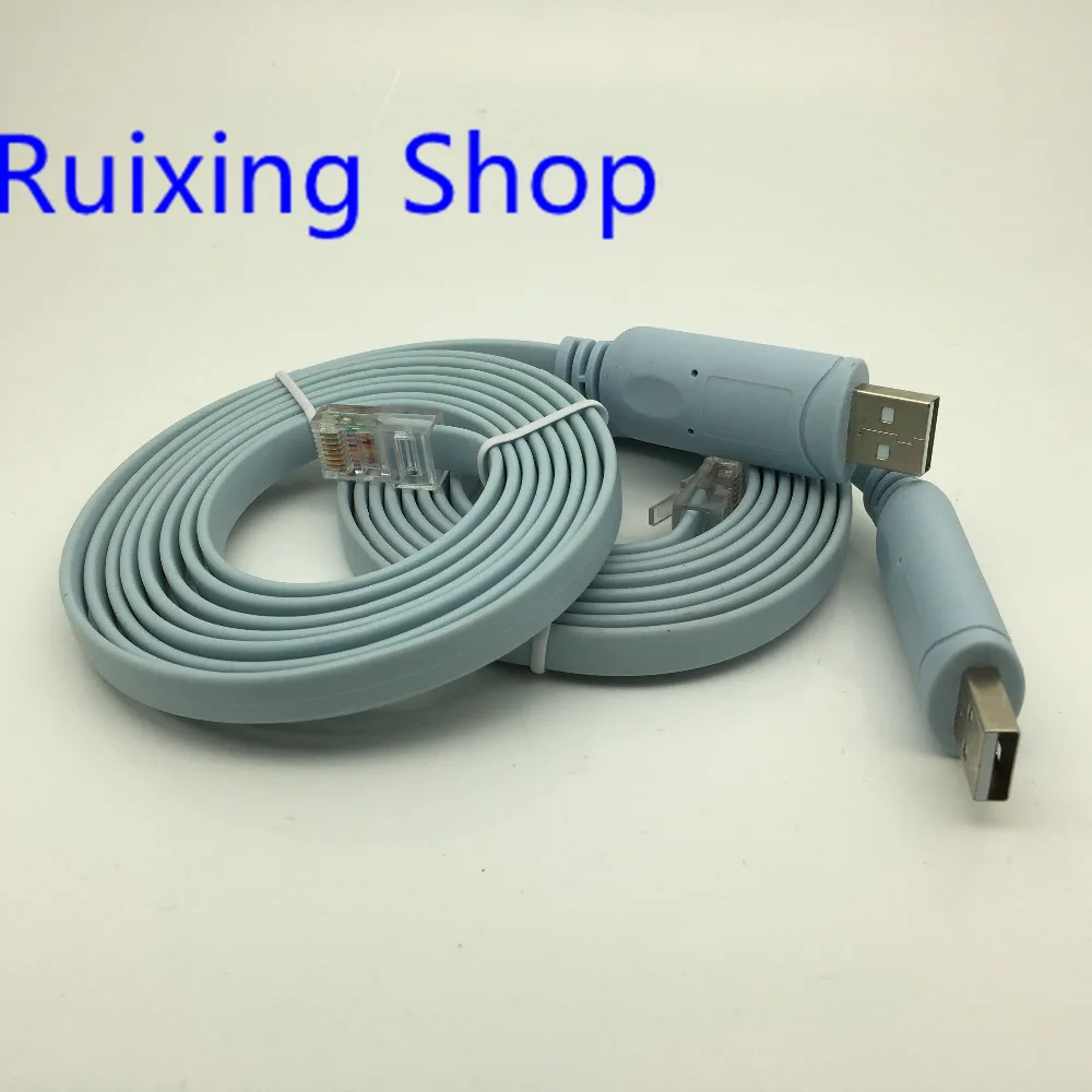 

6FT length USB RS232 to RJ45 adapter cable Network Routers USB RS232 RJ45 Console Cable For Cisc0 Router