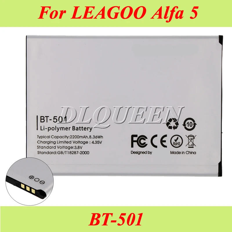 2200 мАч BT 501 батарея для LEAGOO Alfa 5 Batterie аккумуляторная AKKU PIL|battery for leagoo|battery forbattery 2200mah |