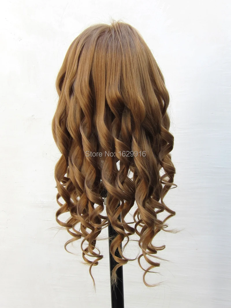 2015 New Style Curls Hot Curls Training Head With Blonde Hair Corn