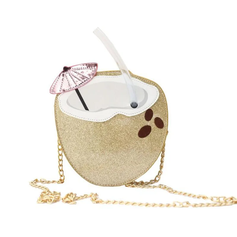 

100pcs/lot Coconut Shape Bag Womens Bags Handbags Crossbody Bags Girls Shoulder Messenger Bag Mujer Handbag for Women