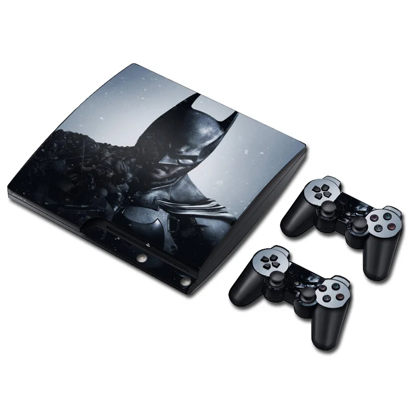 

Cool Design Skin Sticker Controllers and Console For PS3 slim Wrap Cover