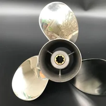 9 1/4X10 1/2 силовые пропеллеры 9.9HP-15HP подвесной пропеллер двигателя fit Force Морской Пропеллер 8 зуб из нержавеющей стали