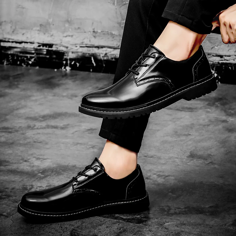 

Mens Business Shoes Black Dress Shoes Formal Suit Men's Shoes Fashion High Quality Simple Office Men's Shoes Casual Sneakers