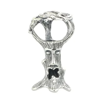 

Beads Hunter 925 Sterling Silver Troll Tree Pendant Dangle Charm Fits European Toll 3.0mm Bracelet & Necklace Jewelry