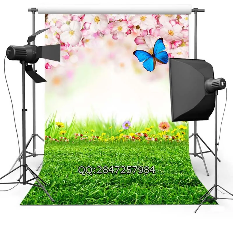Flowers photo background Valentine's Day photography backdrops computer printed wedding backgrounds for studio F-2349 | Электроника