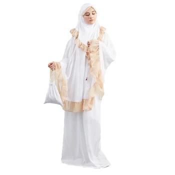 

Vestidos Set Muslim Dress Abaya Kaftan Pakistani Arabic Maxi Hijab Dress Caftan Marocain Islam Dresses Robe Musulmane Longue