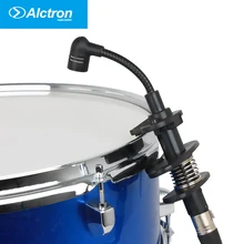 Alctron IM600 Musical Instrumental Condenser Microphone Vocal Mic System for Drum Saxophone Wind Instruments Trombone Tuba microphone for saxophone violin erhu flute gourd and other musical instruments 4 kinds of plugs for choose without power