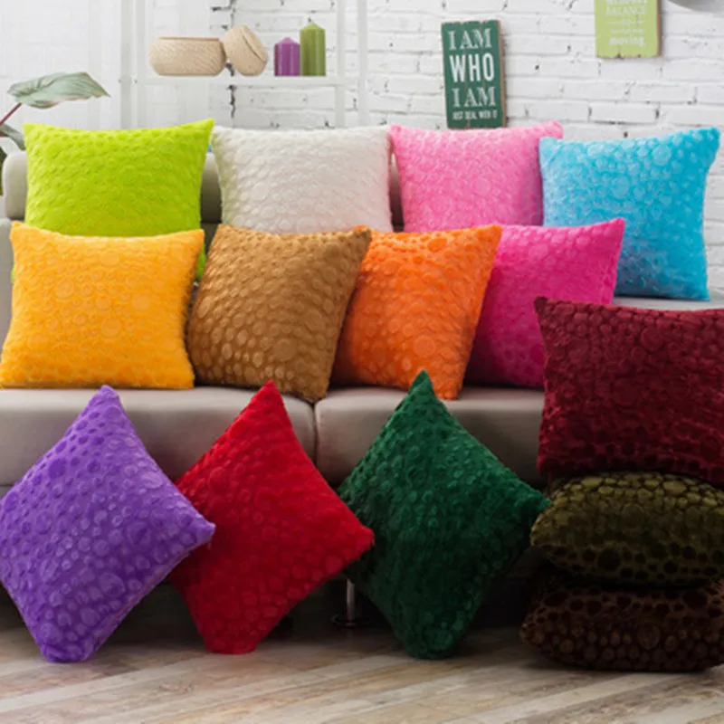 BZ031 Creative Lumbar Pillow Solid wollen without inner decorative