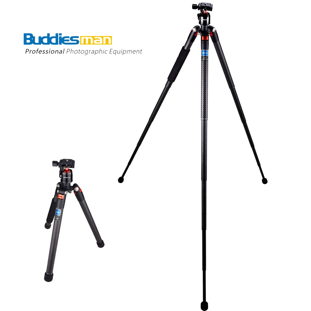 

Buddiesman Professional Carbon Fiber Tripod for Canon Digital Camera, Lightweight Tripod with Tripod Head& Tripod Mount C15i