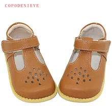 COPODENIEVE/летние детские сандалии из натуральной кожи для девочек; детские сандалии с бантом; обувь принцессы для девочек в форме сердца