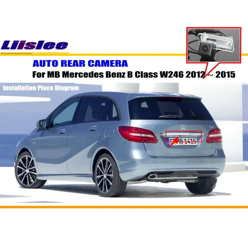 Liislee заднего Камера для Mercedes Benz B класс W246 2012~ /назад парковка Камера/NTST PAL /номерной знак лампа OEM