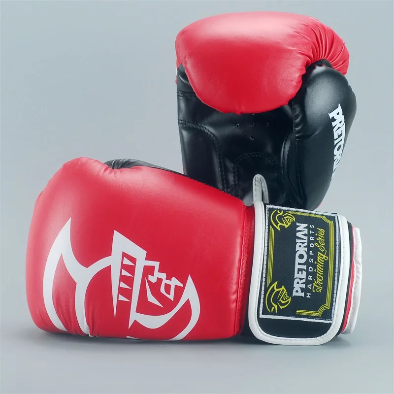 10 16oz Dropshipping Wholesale New MUAY THAI PU LEATHER BOXING GLOVES