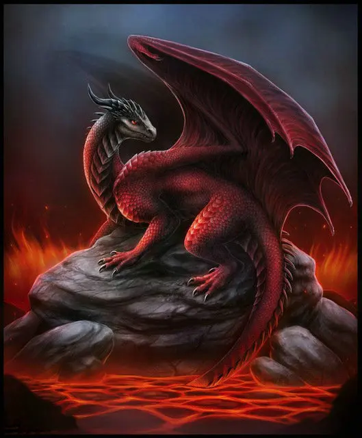 Compare Prices on Red Dragon Painting Online Shopping/Buy Low Price Red Dragon Painting at