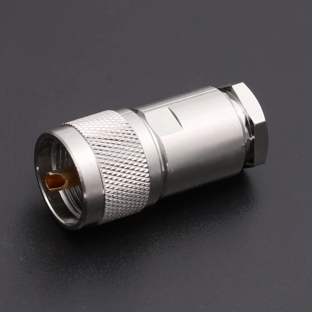 RF коаксиальный адаптер UHF штекер PL259 зажим RG8 RG165 RG213 LMR400 разъем 1AA300350|Соединители| |