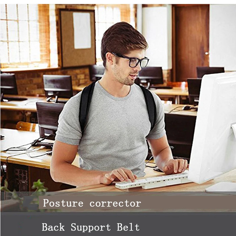 

2019 New Posture Corrector Back Support Belt Shoulder Bandage Corset Adjustable Clavicle Brace Comfortable Correct Shoulder