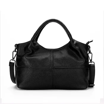 

ICEV new solid zipper casual messenger tote bags handbags women famous brands designer high quality leather handbag shoulder sac