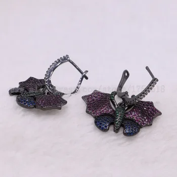 

3 pairs fashion bat earrings ladybugs insects earrings bee pets mix colors bugs earrings druzy drop earrings Gems jewelry 3305