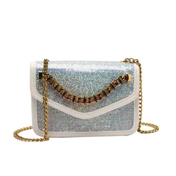 

Bags For Women 2019 Fashion Small Messenger Bag For Girls Small Sequins Crossbody Purse Shoulder Zipper Bag K513