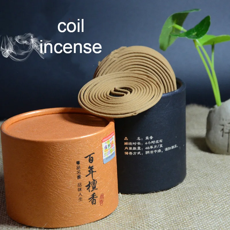 Buy Natural Sandalwood Incense Home Fragrance Coil