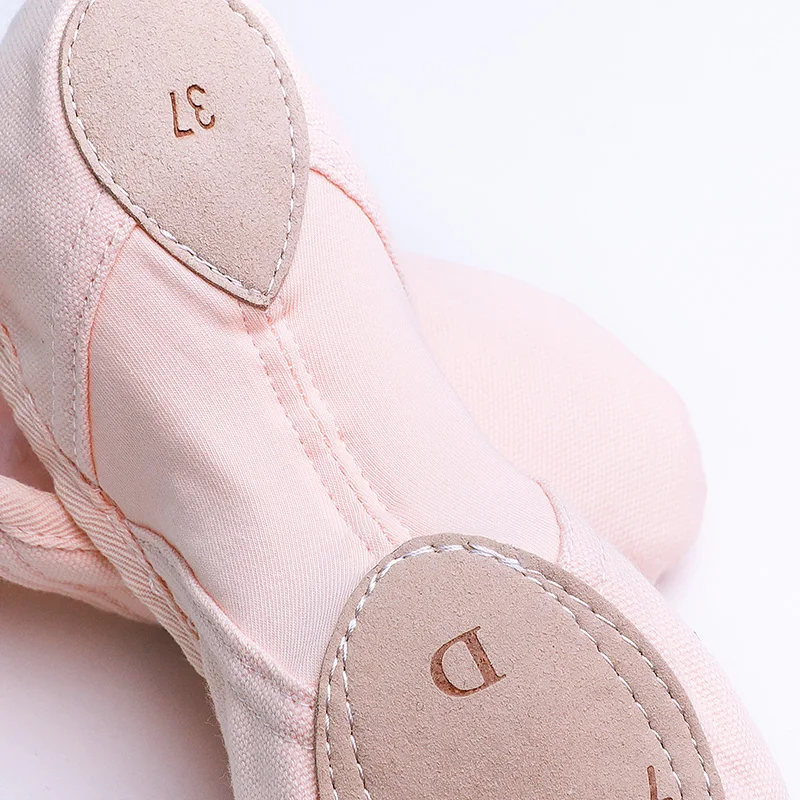 Canvas Ballet Dance Slippers High Quality Stretch Fabric Splice Ballet Dance Shoes Girls Cow Leather Ballet Slippers Canvas Ballet Dance Slippers High Quality Stretch Fabric Splice Ballet Dance Shoes Girls Cow Leather Ballet Slippers
