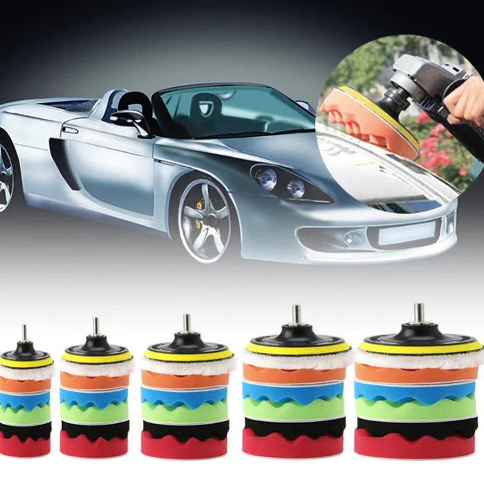 

Colorful Buffing Polishing Sponge Pad Waxing Set for Car