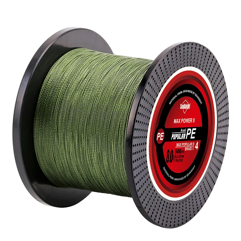 Seaknight W8 Braid Fishing Line 500M 8 Strands Multifilament Pe Line For Fr E2Z3