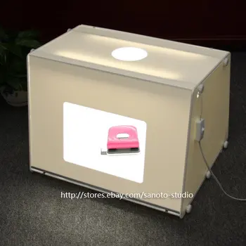 

110/220V SANOTO 20"x16" Portable Mini Kit Photo Photography Studio Light Box Softbox MK50 Size 510 * 400 * 390mm free shipping