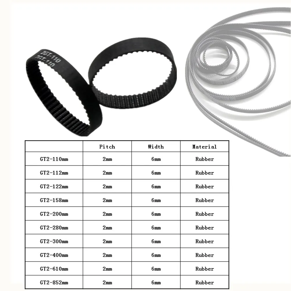 GT2 16 зубьев 16 зубьев диаметр 5 мм ГРМ Алюминиевый шкив+ 2 м резиновый GT2-6mm открытый ремень ГРМ ширина 6 мм для 3d принтера