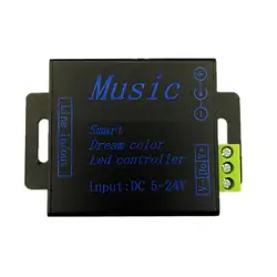 DC5V-24V SPI RGB Смарт Музыка контроллер мечта цвета для управления 250 пикселей для 5050 WS2811 WS2812B модули СВЕТОДИОДНЫЕ полосы строки