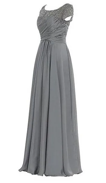 Heetste Moeder van de Bruid Jurken Zilver 2019 Bruiloft Gast Jurk Plus Size Kralen farsali Lange Chiffon Avond Diner Toga Heetste Moeder van de Bruid Jurken Zilver 2019 Bruiloft Gast Jurk Plus Size Kralen farsali Lange Chiffon Avond Diner Toga