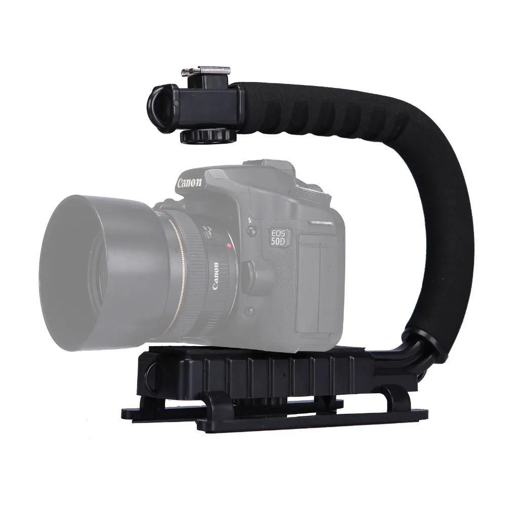 Meking DV C shaped Camera Handheld Holder flash bracket U hand Motion