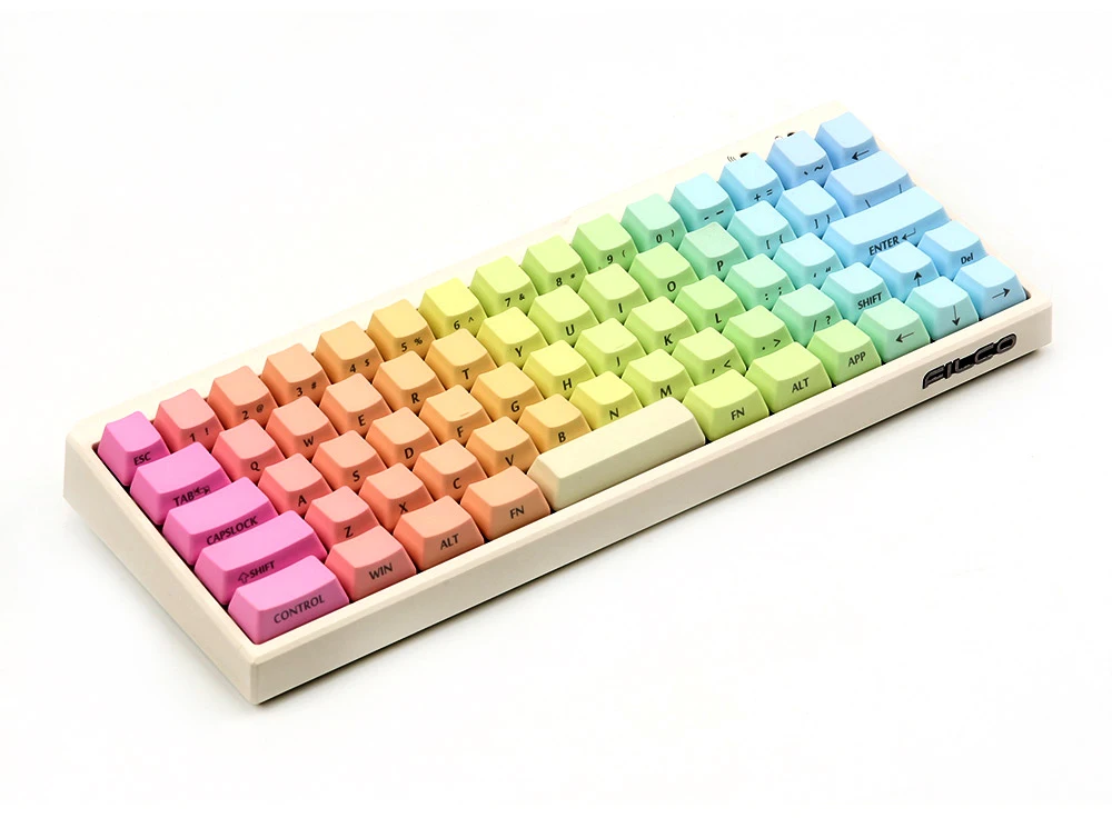 Механическая клавиатура Minila Rainbow OEM с боковой печатью для filco Minila cherry mx