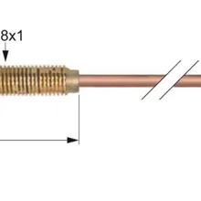 Сидячий термоэлемент Lange 600 мм M8x1 M10x1