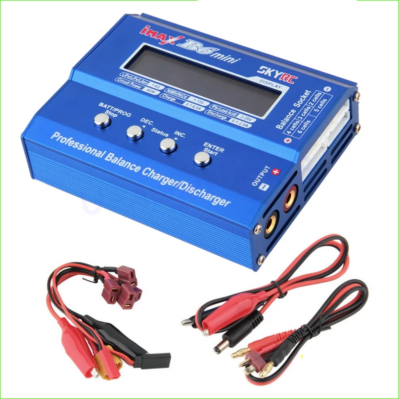 1pcs SKYRC Original Imax B6 Mini Professional Battery Balance Charger Discharger Multi-function For RC Helicopter Drone Charging original skyrc imax b6 60w mini professional balance charger discharger for rc helicopter toy quadcopter battery charging f00032