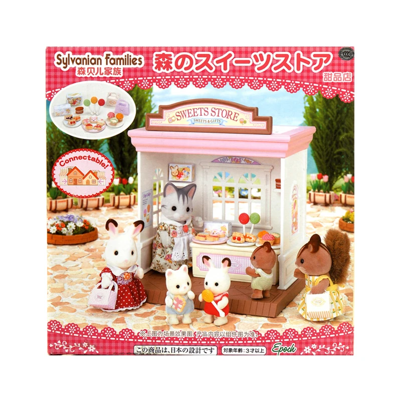 Sylvanian Families кукольный домик сладости магазин Acessories Playset No Figure девочка дети подарок 28898 Новинка