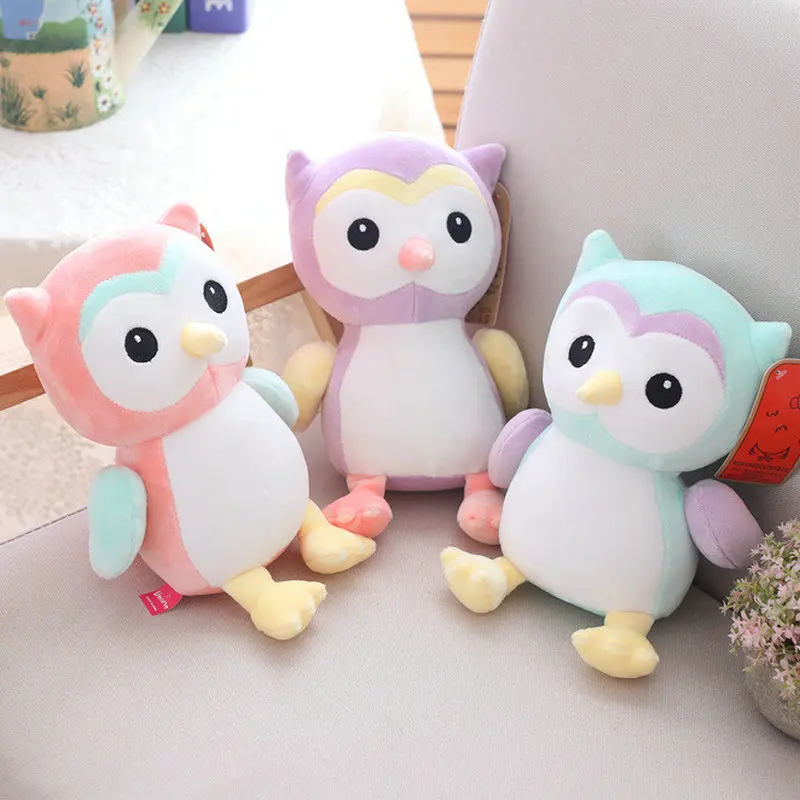 1pc 25cm Cute Owl Plush Toy Soft And Comfortable Doll For Children As A