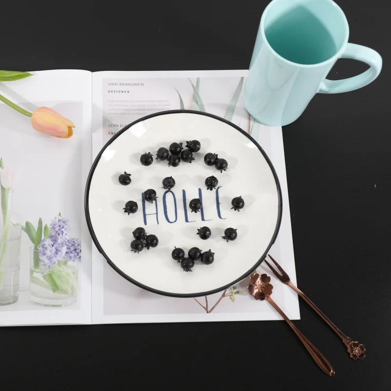 

Nordic Style Breakfast Plate Tableware Western Beef Dessert Simple Creative Home Disc Dinner Plate Dishes