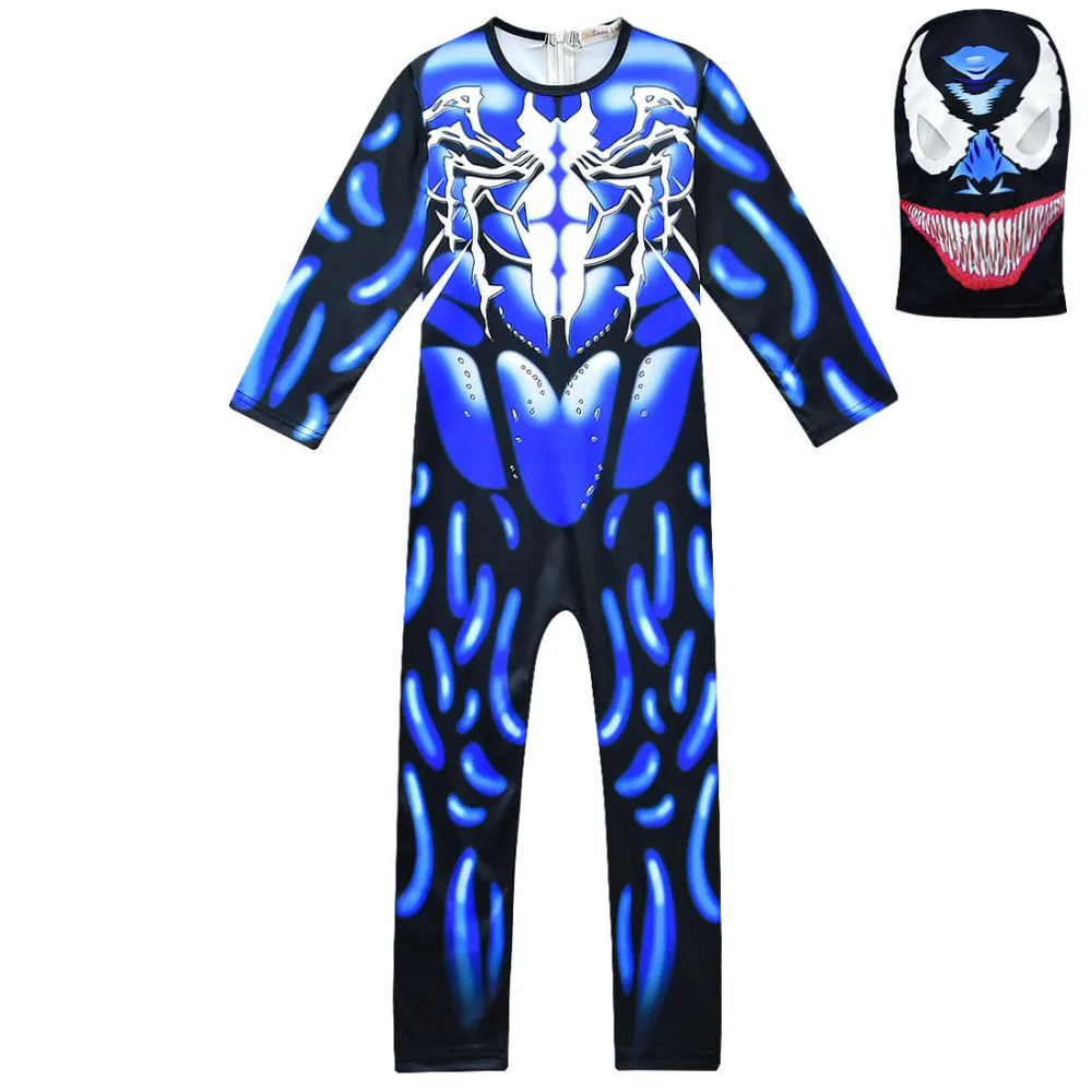 Venom Costumes Kids Spiderman Cosplay Boys Carnival Halloween Costume