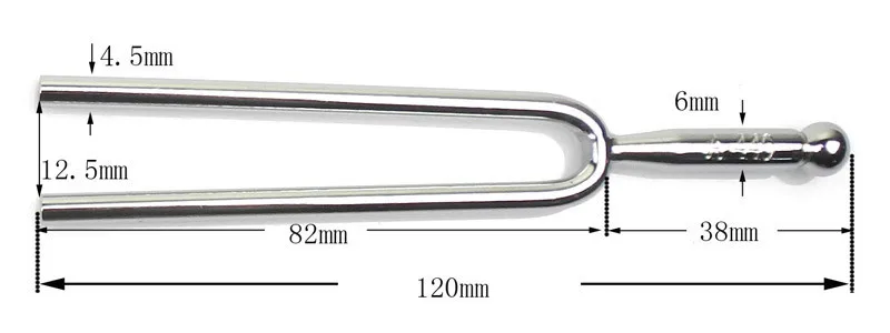 Стандартный тюнинговая вилка 440 Гц скрипка Виолончель тюнер из нержавеющей стали