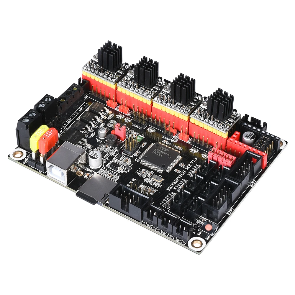 BIGTREETECH СКР V1.3 Smoothieboard 32-битный контроллер утверждения TMC2208 UART обновления ARM системная плата подходит TMC2130 TFT3.5 Панель