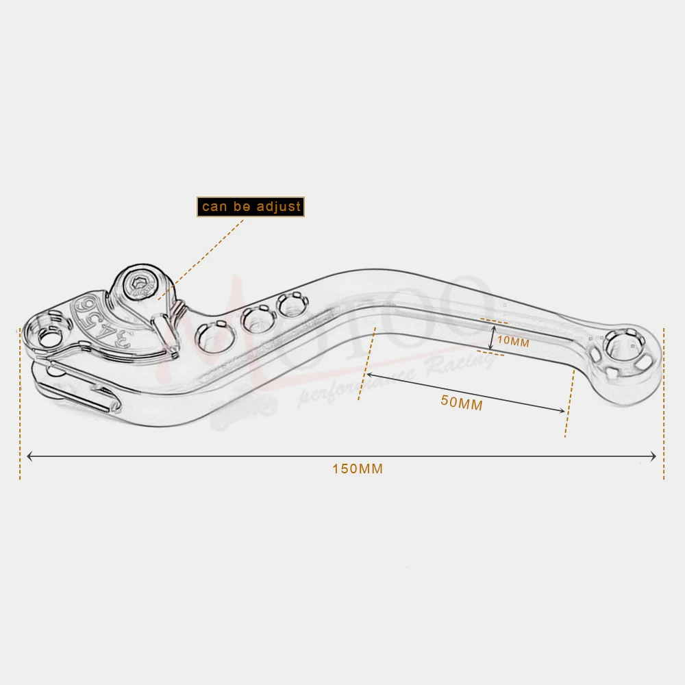 Motoo-DB-12 DC-12 мотоцикл сцепные рычаги для поездок на мотоцикле DUCATI Монстр M600 1994-2001 Монстр M620 2002 Монстр M900 1994-1999