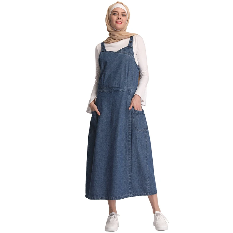 Джинсовый ремень Vestidos нарядное платье в арабском стиле исламский мусульманский хиджаб платье Абая Дубай Tesettur Elbise одеяние мусульмане