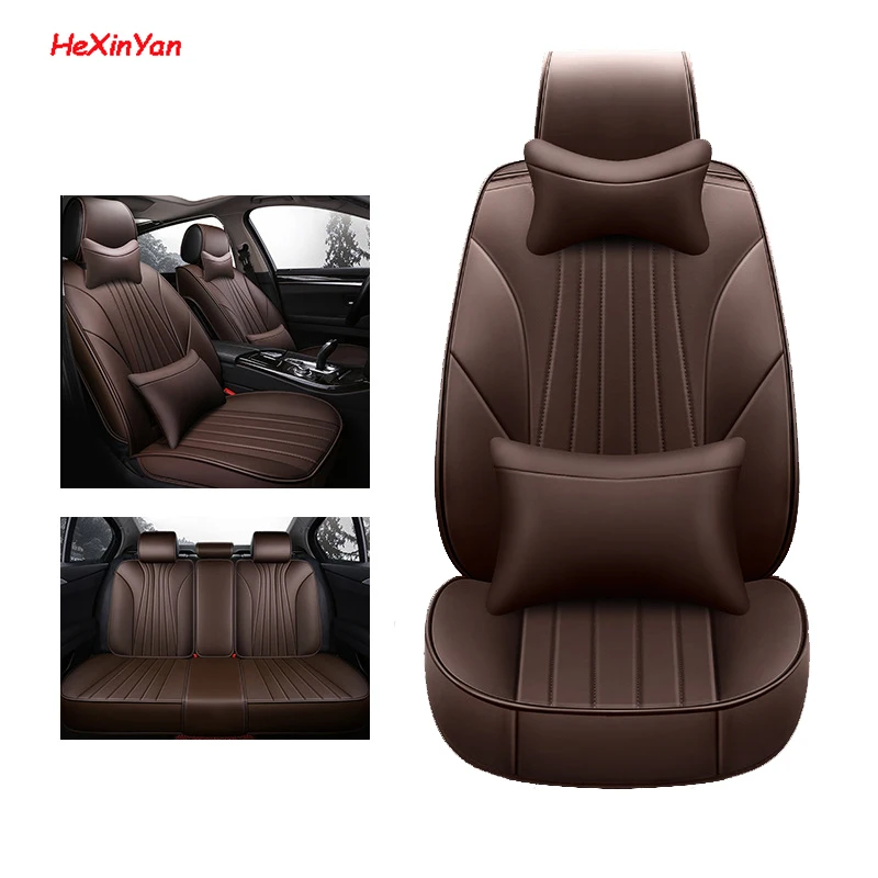 

HeXinYan Leather Universal Car Seat Cover for Subaru all models forester XV Outback impreza Legacy car styling auto accessories