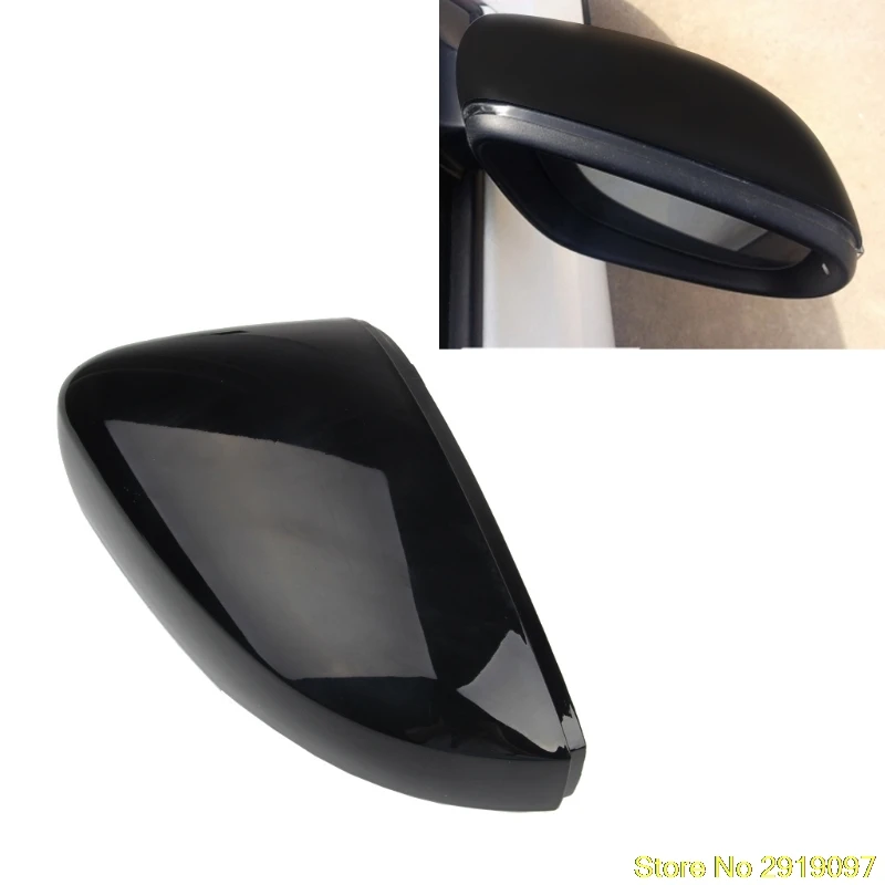 

New Right/Left side Replacement Glossy Black Rear View Mirror Cover For VW Jetta MK6 Drop Shipping Support