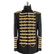 Воротник-стойка Новое поступление 1 королевский костюм певица тонкий мужской костюм комплект с брюками мужские костюмы формальное платье костюм+ брюки 4XL